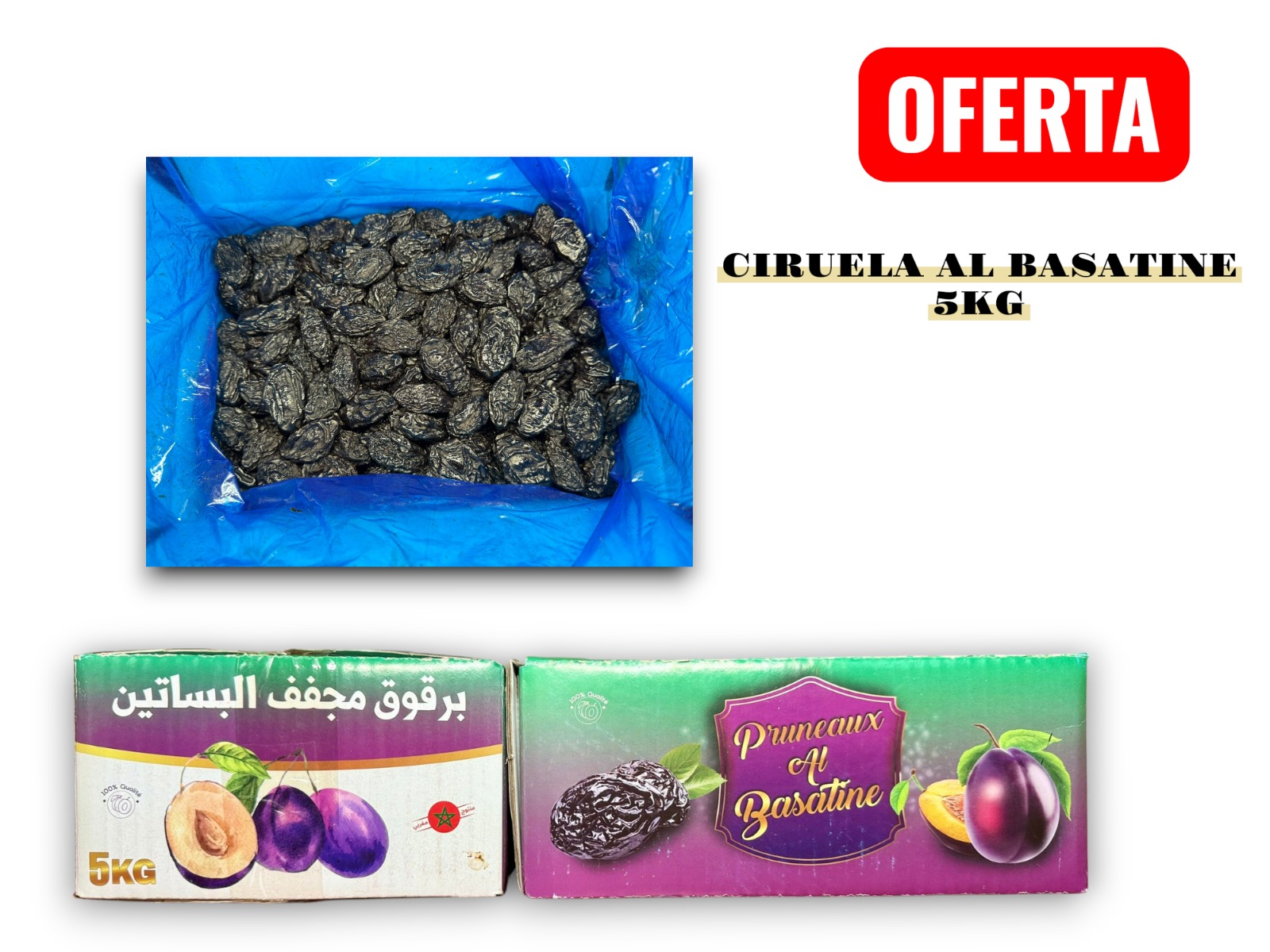 Ciruela Con Hueso AL BASATINE 5kg