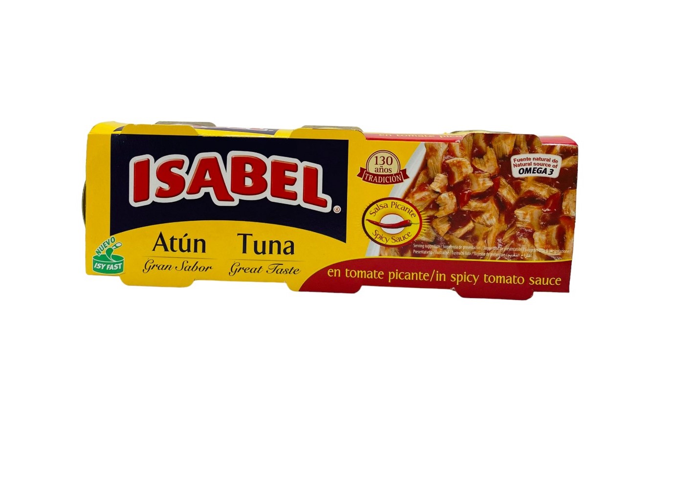 Atún Tomate Picante ISABEL Pack*3