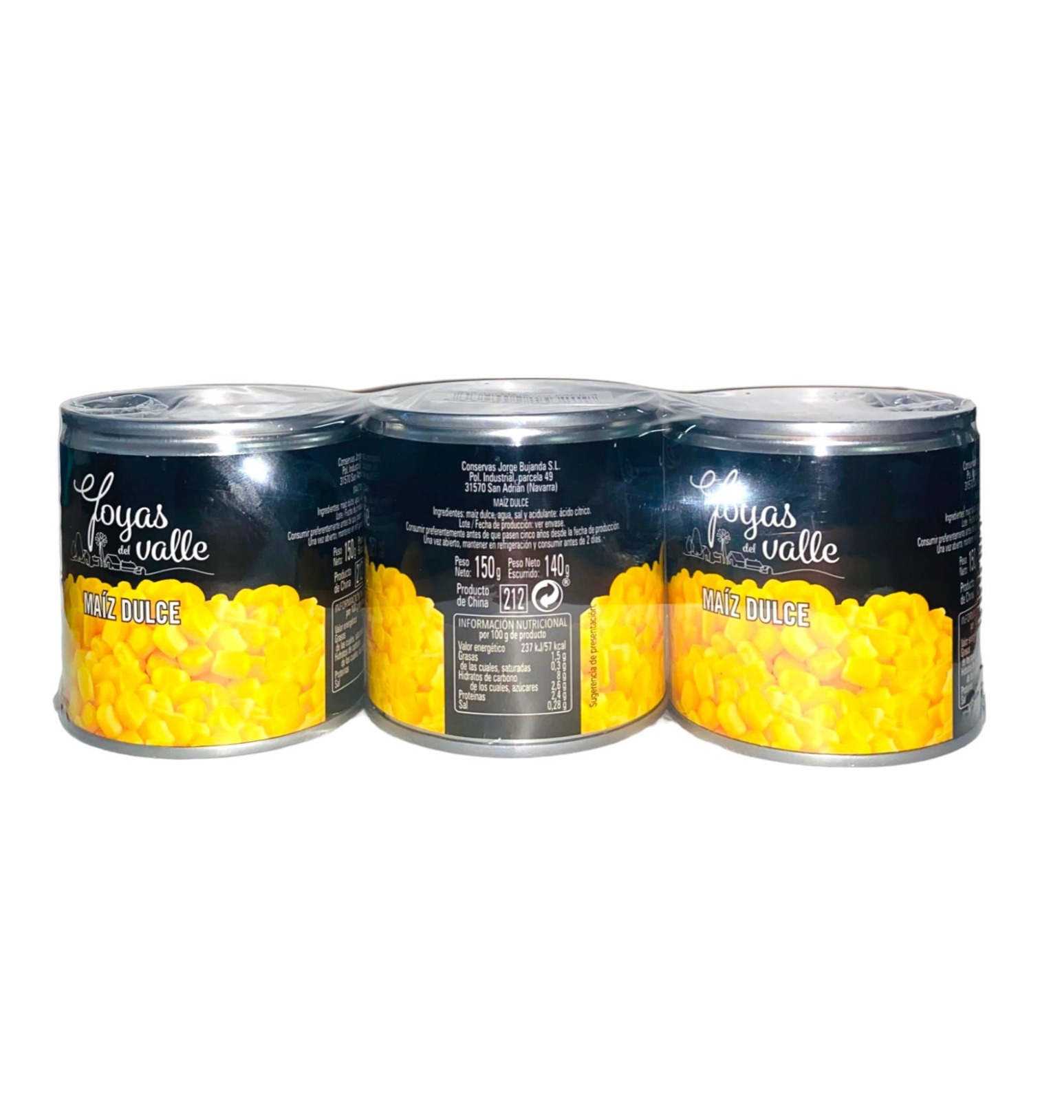 Maíz Dulce Pack3 Joyas Del Valle 150gr