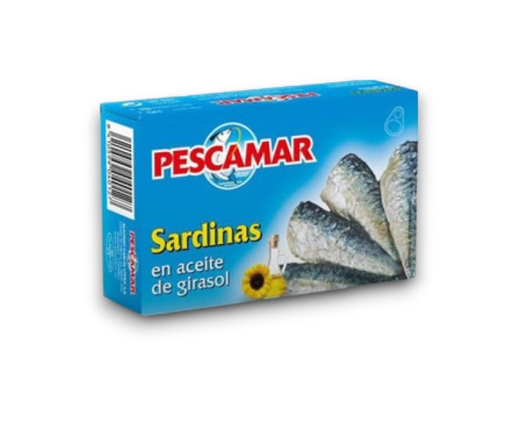 Pescamar Sardinas En Aceite De Girasol Cj*50uds