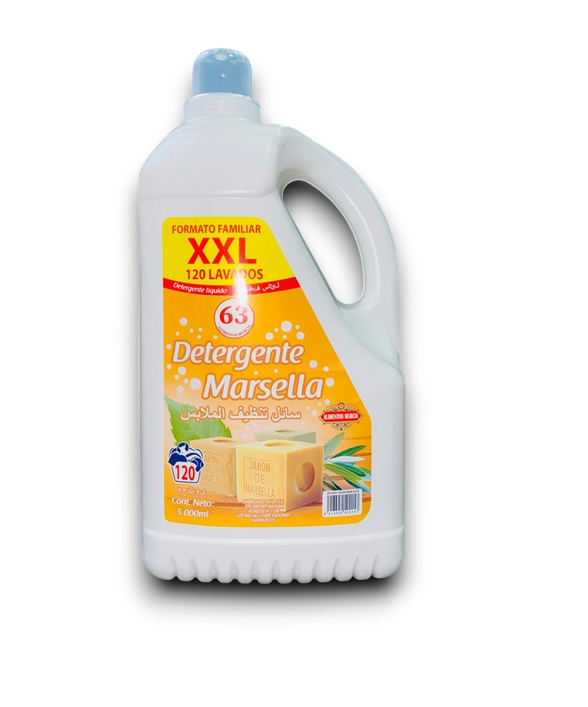 Detergente Líquido XXL Marsella 5L 