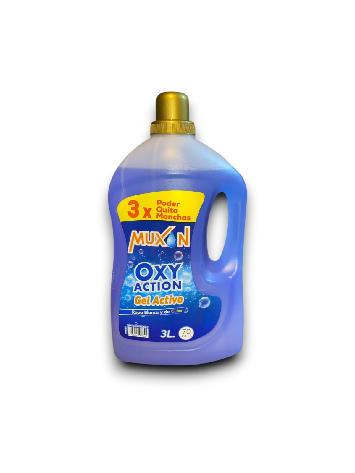Detergente MUXON Gel Activo 3L Cj*4uds