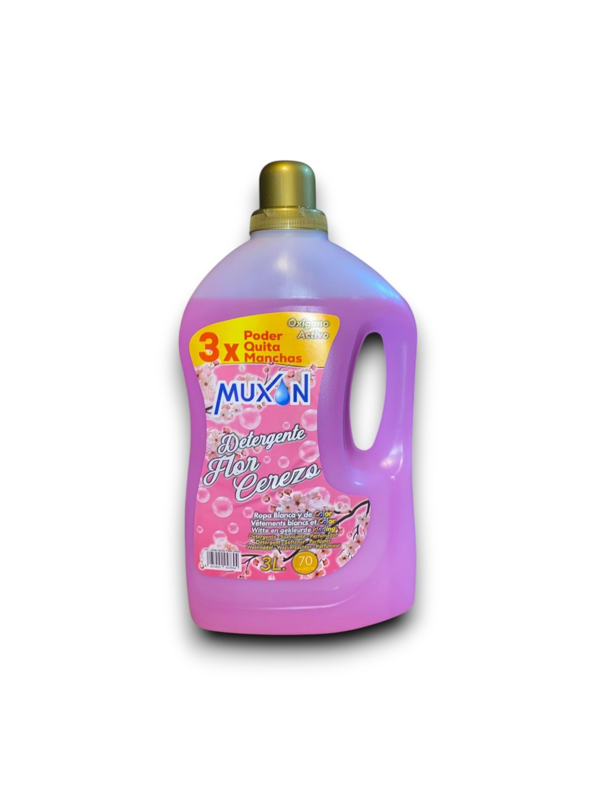 Detergente MUXON Gel Activo 3L Cj*4uds