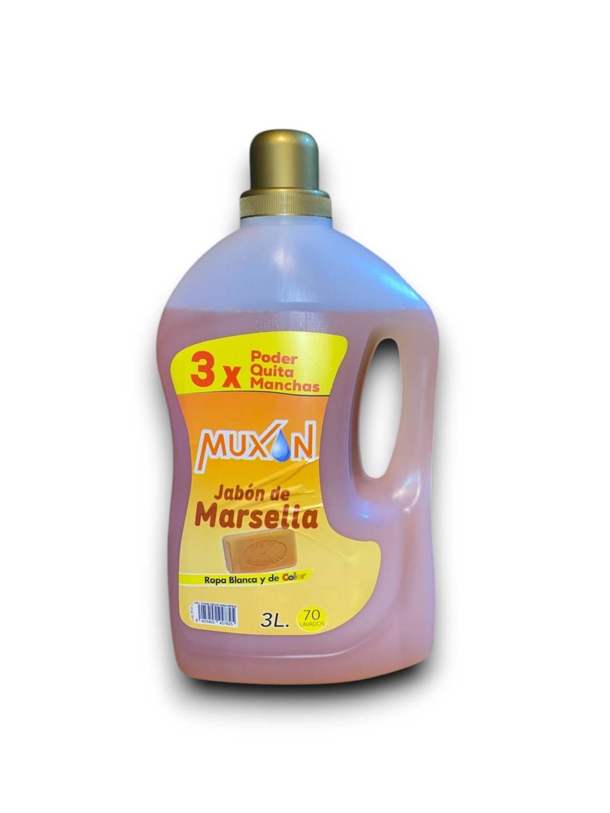 Detergente MUXON Jabón De Marsella 3L Cj*4uds