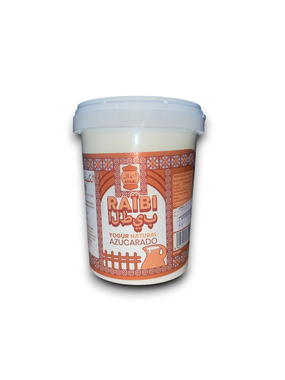 Raibi AGDAL Azucarado Natural 450ml Cj*13uds