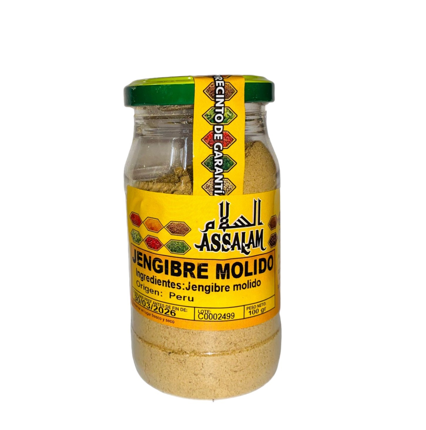 Jengibre Molido 100gr Cj*20uds