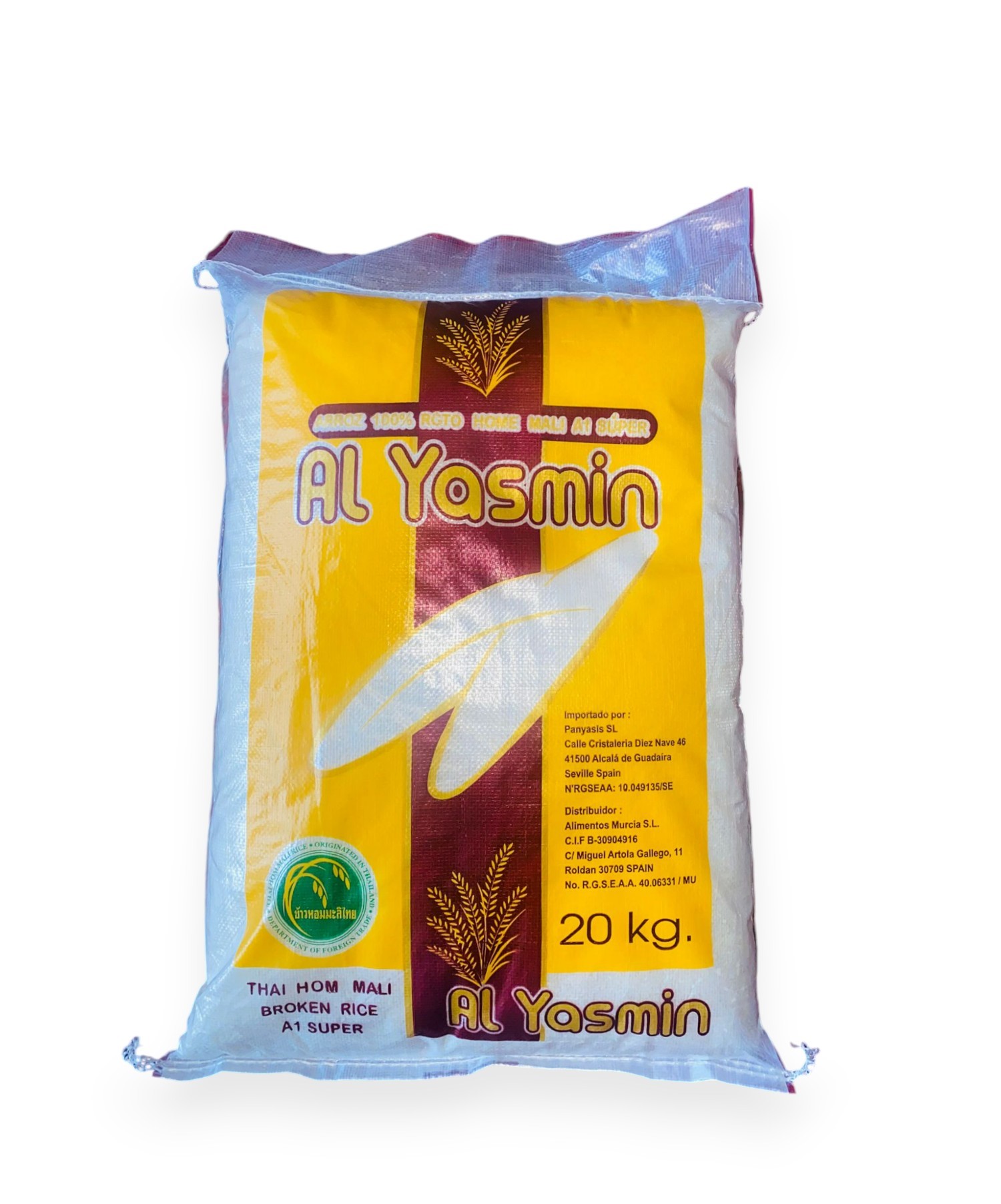 Arroz Yasmin 20kg