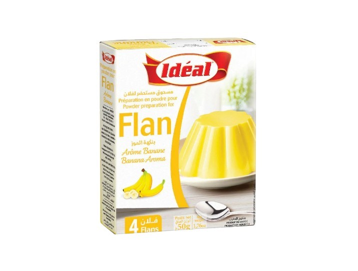 Flan Ideal Plátano 