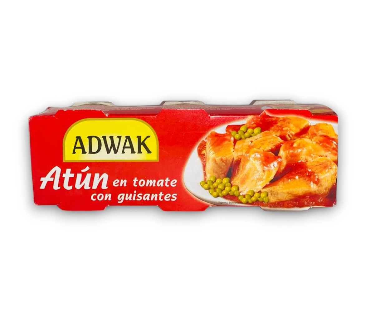 Atún Adwak Tomate Con Guisantes pack3