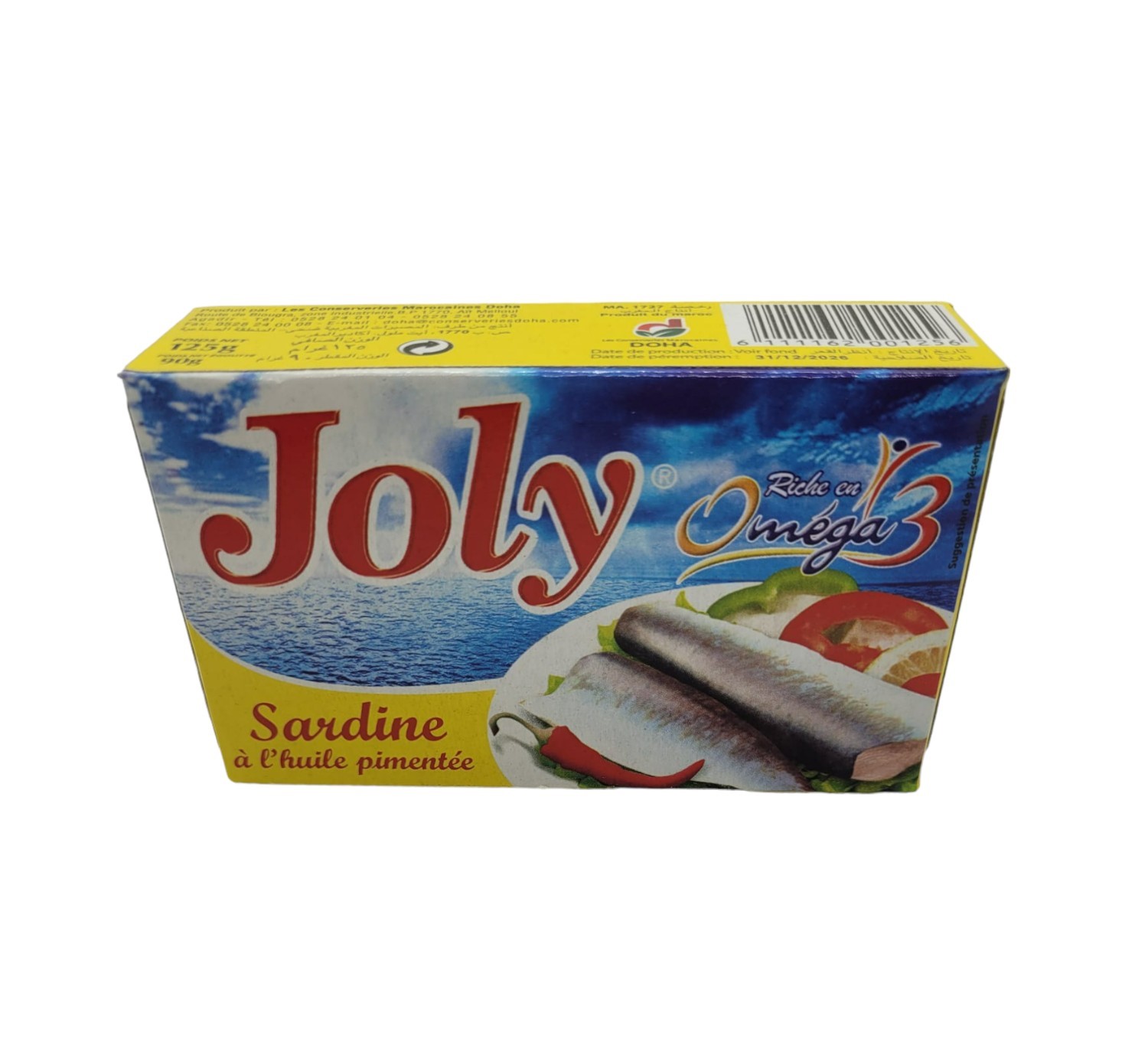 Sardinas JOLY en Aceite picante 