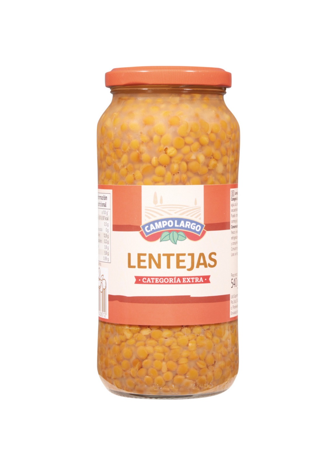 Lentejas Cocidas 540gr