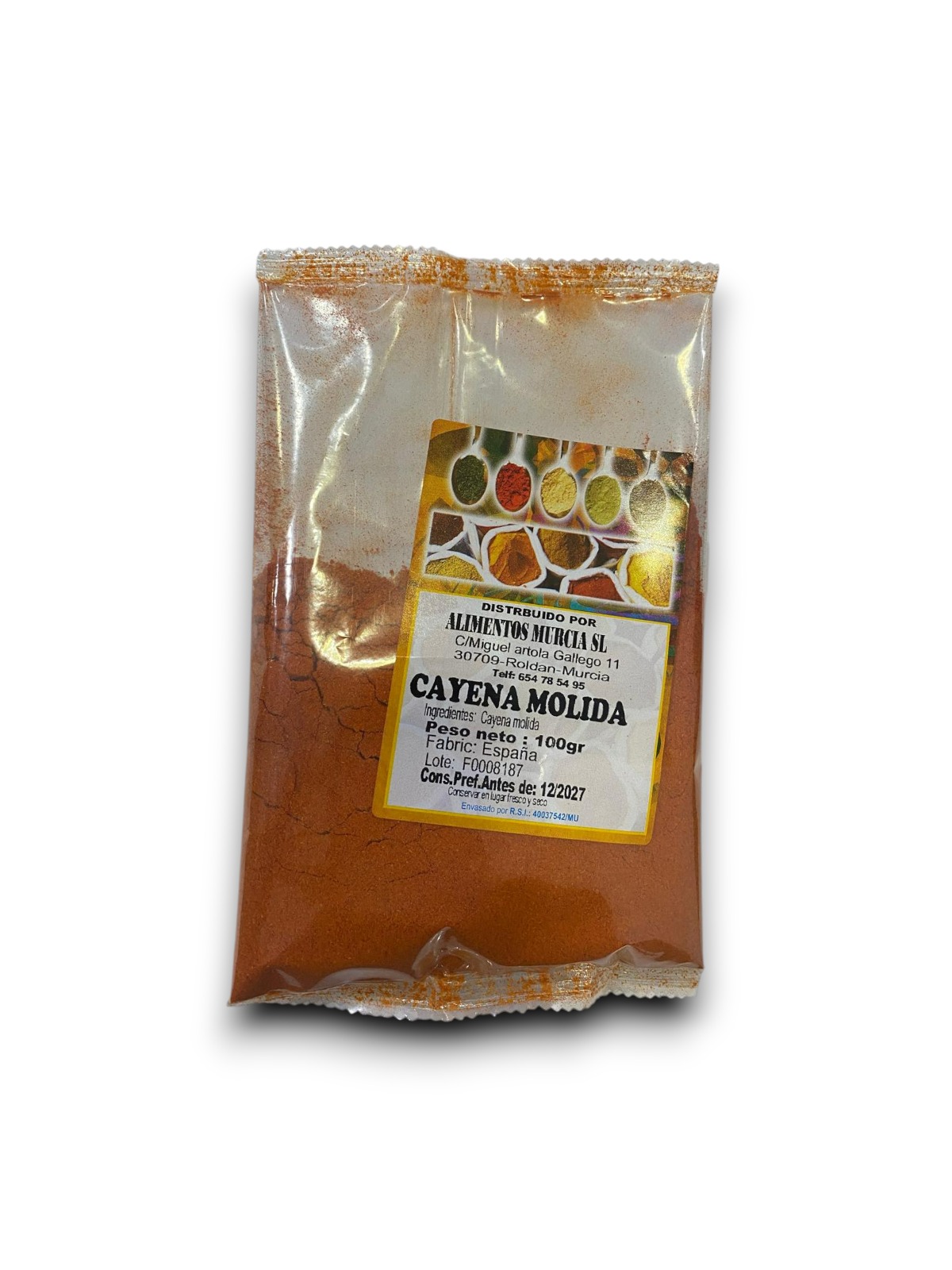 Cayena Molida 100gr Cj*50uds
